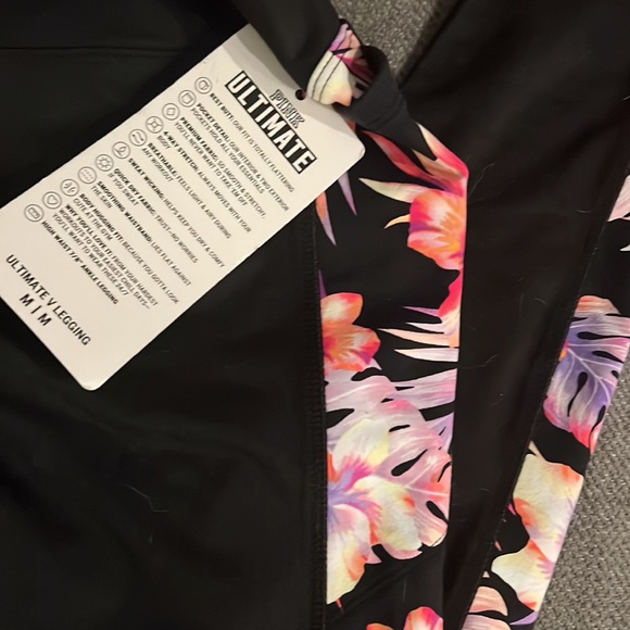 VS PINK HIGH WAIST V ULTIMATE FLORAL LEGGINGS - Picture 7 of 8
